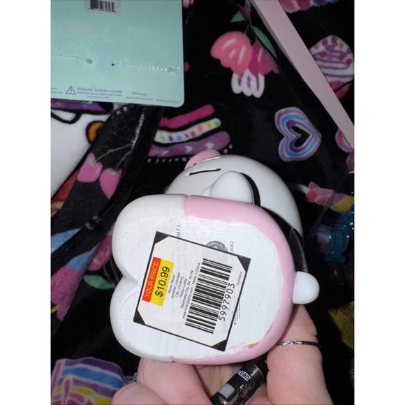 Nwt Sanrio Hello Kitty Ceramic Hand Soap Dispenser Lotion Pump Pink Stripe Bow - Picture 6 of 6